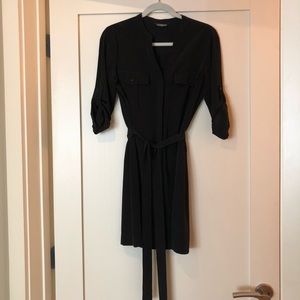 Black safari dress